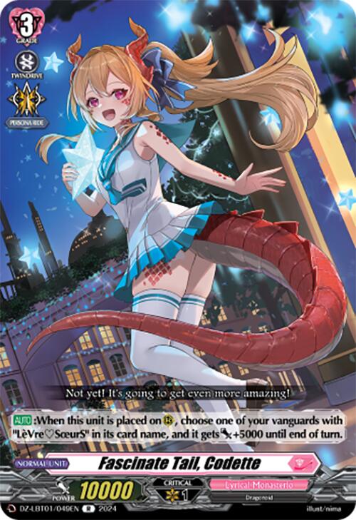 Image of Fascinate Tail, Codette (DZ-LBT01/049EN) [Lyrical Monasterio Sparkling Stars!]