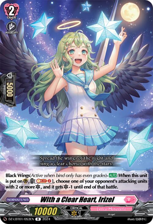 Image of With a Clear Heart, Irizel (DZ-LBT01/053EN) [Lyrical Monasterio Sparkling Stars!]