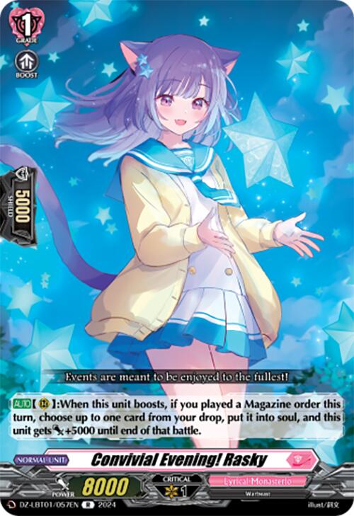 Image of Convivial Evening! Rasky (DZ-LBT01/057EN) [Lyrical Monasterio Sparkling Stars!]