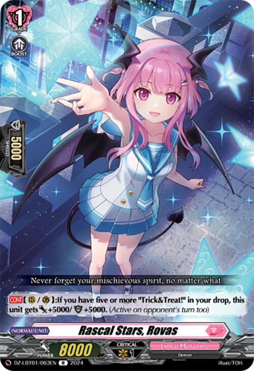 Image of Rascal Stars, Rovas (DZ-LBT01/063EN) [Lyrical Monasterio Sparkling Stars!]