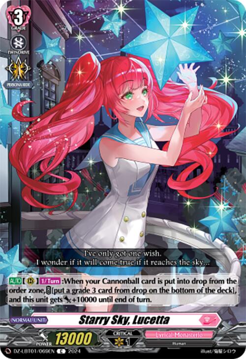 Image of Starry Sky, Lucetta (DZ-LBT01/069EN) [Lyrical Monasterio Sparkling Stars!]