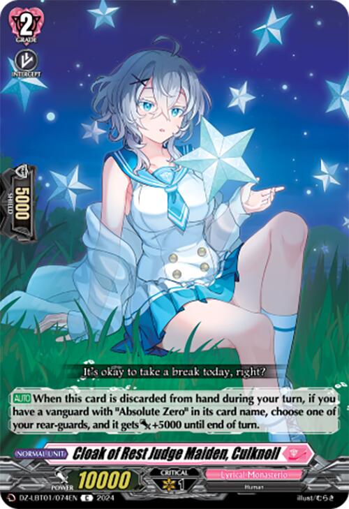 Image of Cloak of Rest Judge Maiden, Culknoll (DZ-LBT01/074EN) [Lyrical Monasterio Sparkling Stars!]