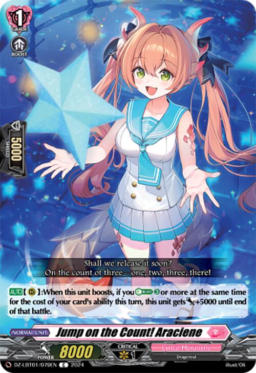 Image of Jump on the Count! Araciene (DZ-LBT01/079EN) [Lyrical Monasterio Sparkling Stars!]