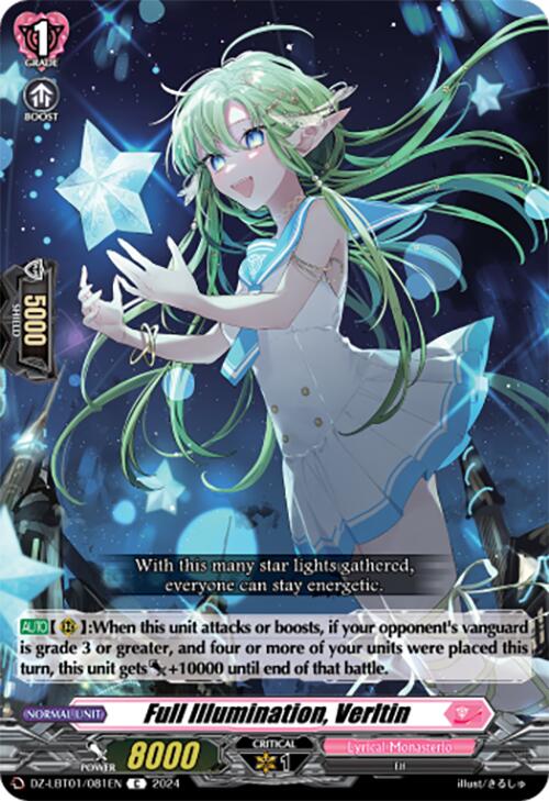Image of Full Illumination, Verltin (DZ-LBT01/081EN) [Lyrical Monasterio Sparkling Stars!]