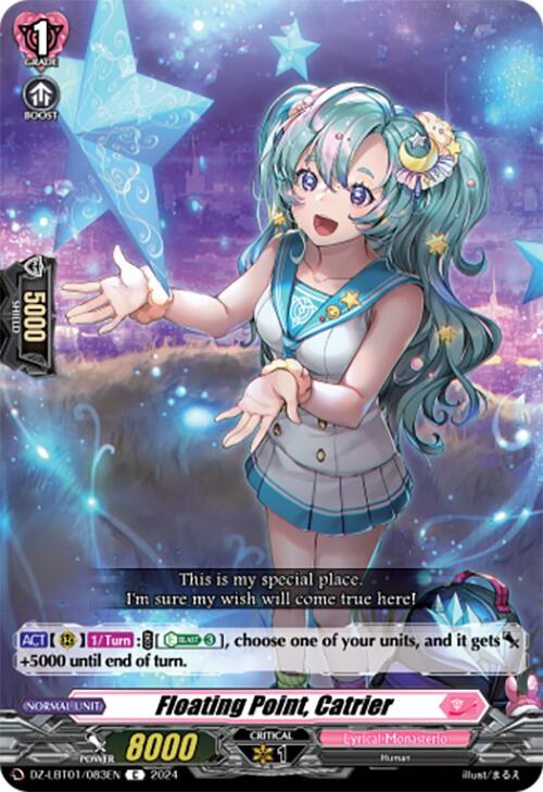 Image of Floating Point, Catrier (DZ-LBT01/083EN) [Lyrical Monasterio Sparkling Stars!]