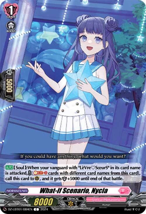 Image of What-if Scenario, Nycia (DZ-LBT01/084EN) [Lyrical Monasterio Sparkling Stars!]