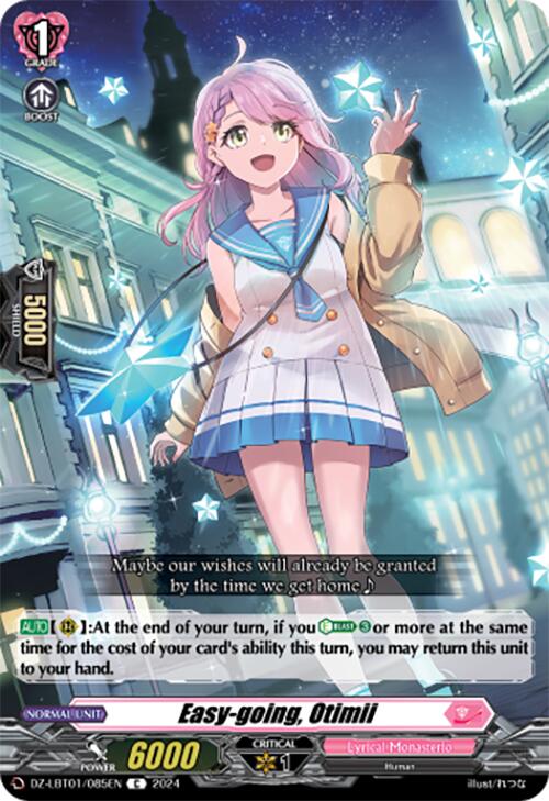 Image of Easy-going, Otimii (DZ-LBT01/085EN) [Lyrical Monasterio Sparkling Stars!]