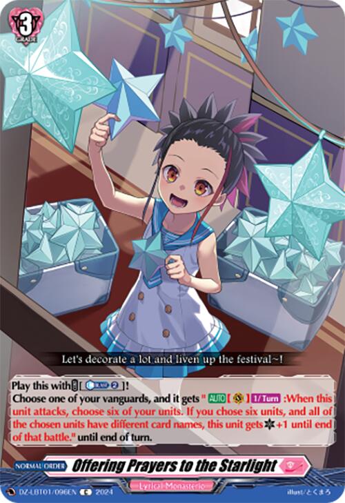 Image of Offering Prayers to the Starlight (DZ-LBT01/096EN) [Lyrical Monasterio Sparkling Stars!]