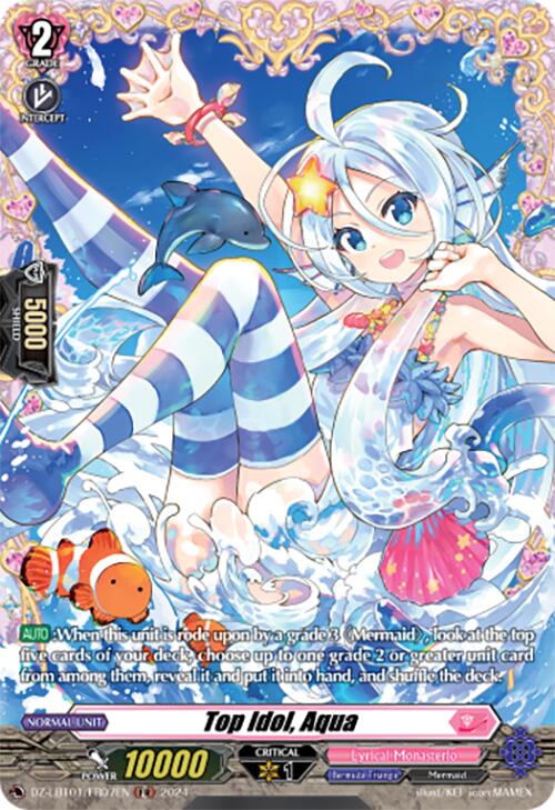 Image of Top Idol, Aqua (DZ-LBT01/FR07EN) [Lyrical Monasterio Sparkling Stars!]