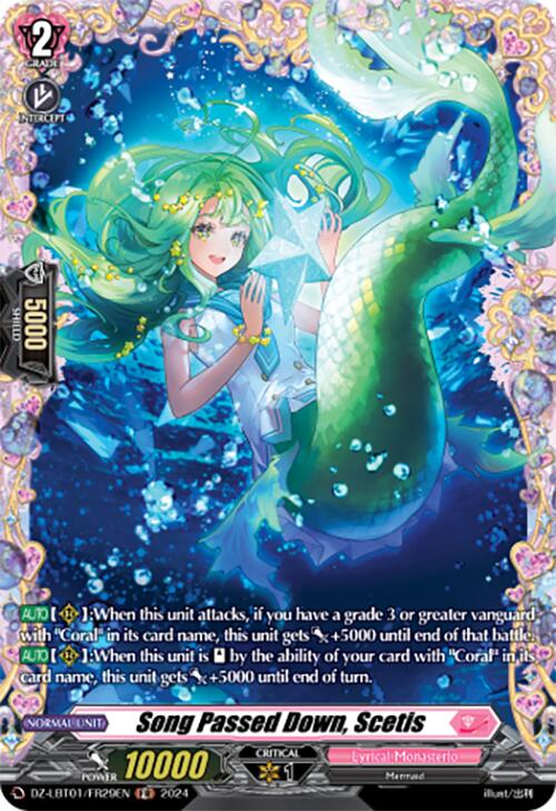 Image of Song Passed Down, Scetis (DZ-LBT01/FR29EN) [Lyrical Monasterio Sparkling Stars!]