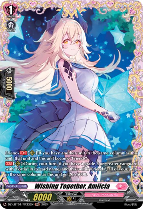 Image of Wishing Together, Amiicia (DZ-LBT01/FR33EN) [Lyrical Monasterio Sparkling Stars!]