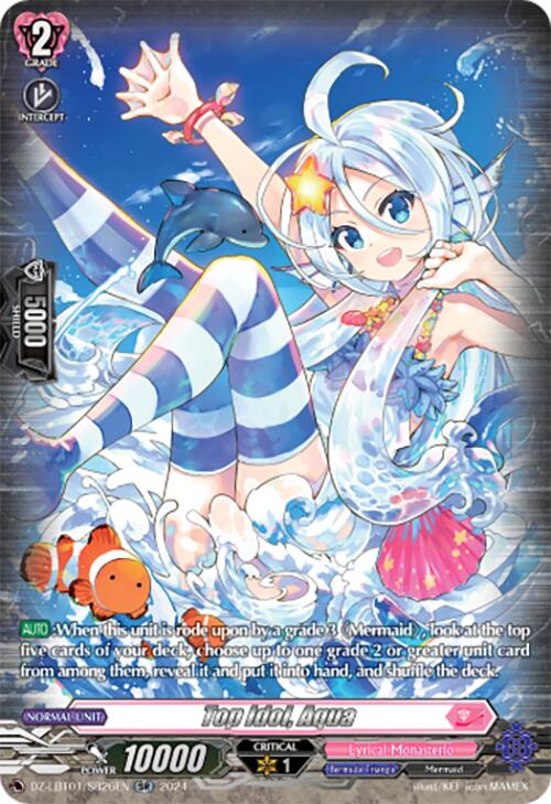 Image of Top Idol, Aqua (DZ-LBT01/SR26EN) [Lyrical Monasterio Sparkling Stars!]