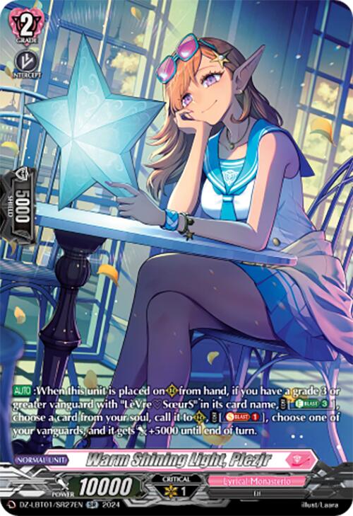 Image of Warm Shining Light, Plezjr (DZ-LBT01/SR27EN) [Lyrical Monasterio Sparkling Stars!]