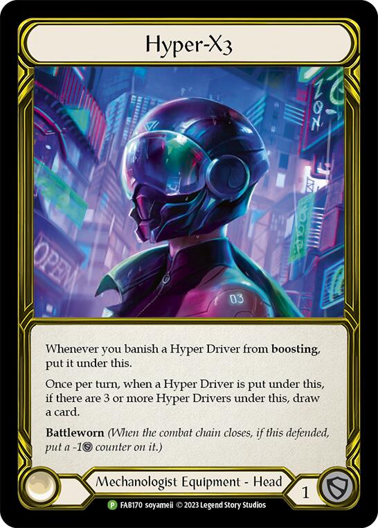 Image of Hyper-X3 [FAB170] (Promo)  Cold Foil