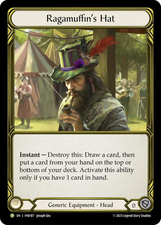 Image of Ragamuffin's Hat [FAB187] (Promo)  Cold Foil