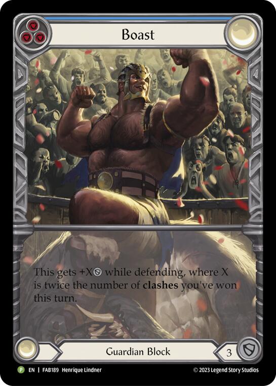 Image of Boast (Cold Foil) [FAB189] (Promo)  Rainbow Foil