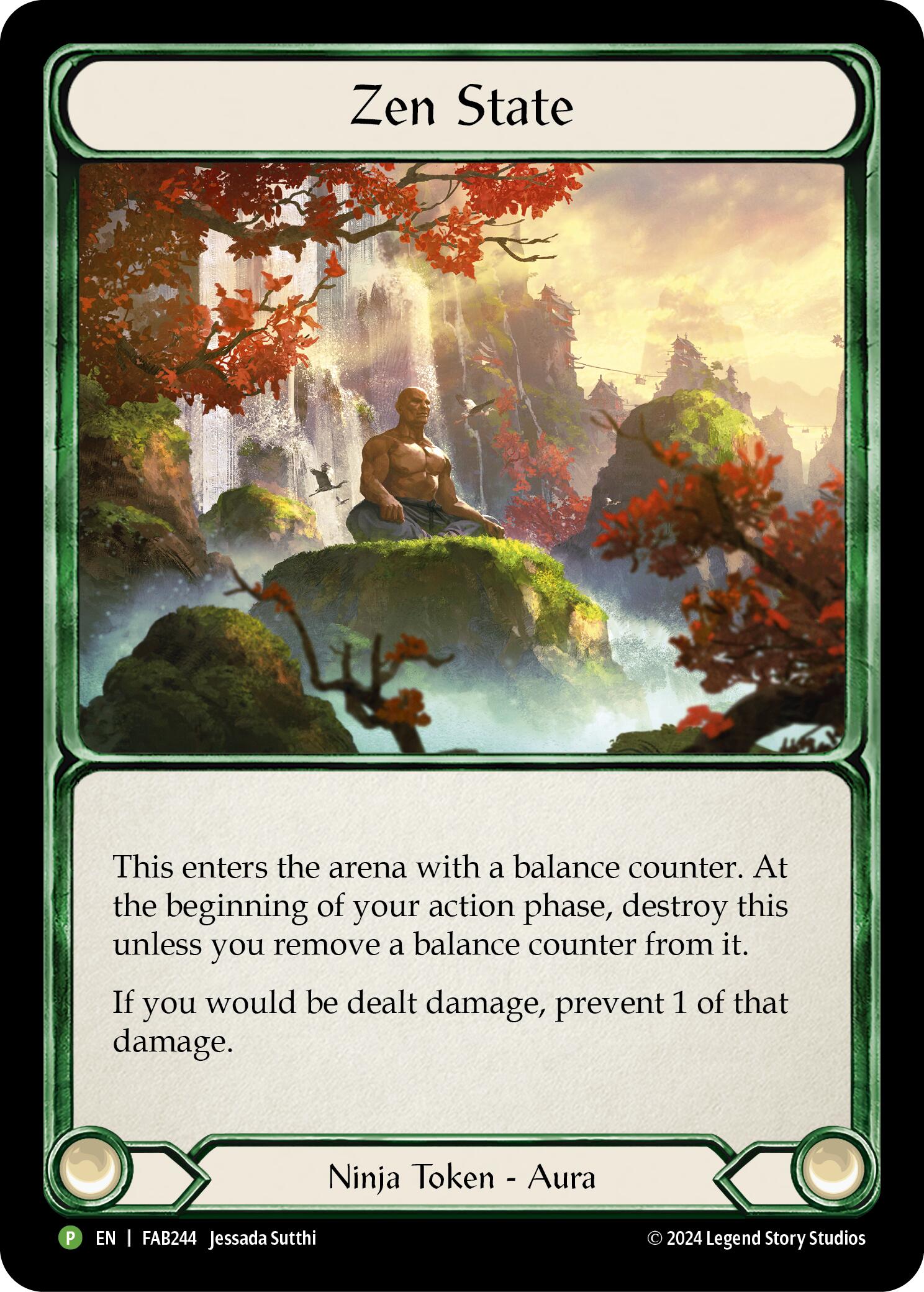Image of Zen State (Cold Foil) [FAB244] (Promo)  Rainbow Foil