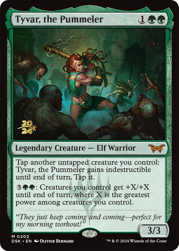 Image of Tyvar, the Pummeler [Duskmourn: House of Horror Prerelease Promos]