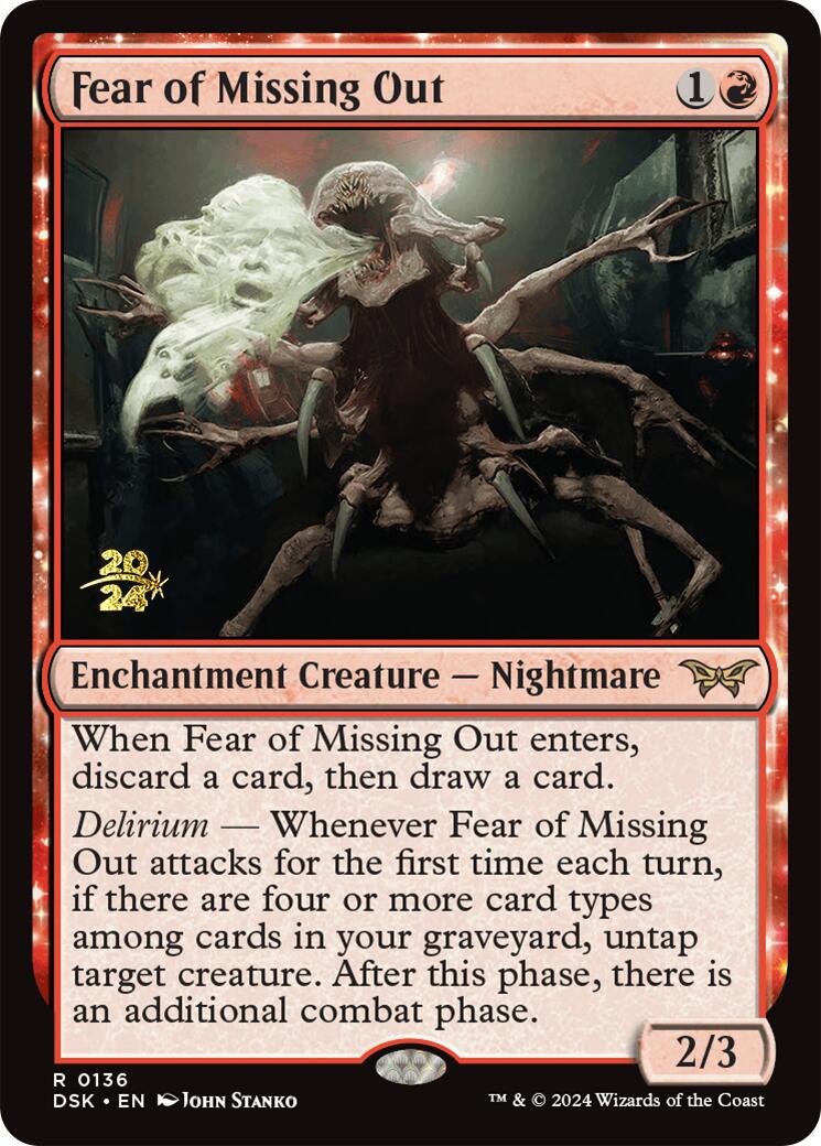 Image of Fear of Missing Out [Duskmourn: House of Horror Prerelease Promos]