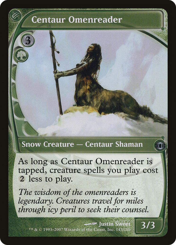 Image of Centaur Omenreader [Future Sight]