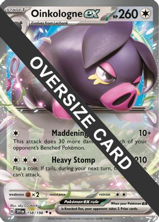 Image of Oinkologne ex 158/198  - Holofoil Jumbo Cards - Double Rare