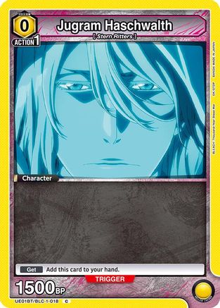 Image of Jugram Haschwalth (018) (UE01BT/BLC-1-018) - UE01BT BLEACH ThousandYear Blood War
