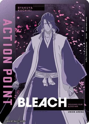 Image of Action Point Card (AP02) (Byakuya Kuchiki) (UE01BT/BLC-1-AP02) - UE01BT BLEACH ThousandYear Blood War