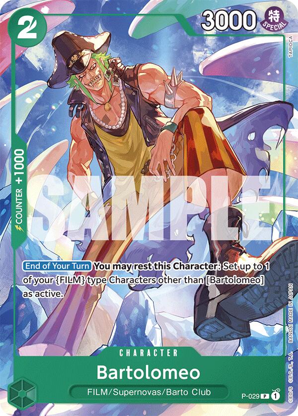 Image of Bartolomeo [Starter Deck: GREEN Uta]