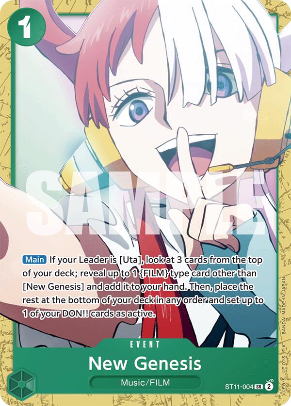 Image of New Genesis [Starter Deck: GREEN Uta]