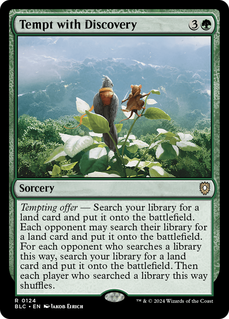 Image of Tempt with Discovery [Bloomburrow Commander]