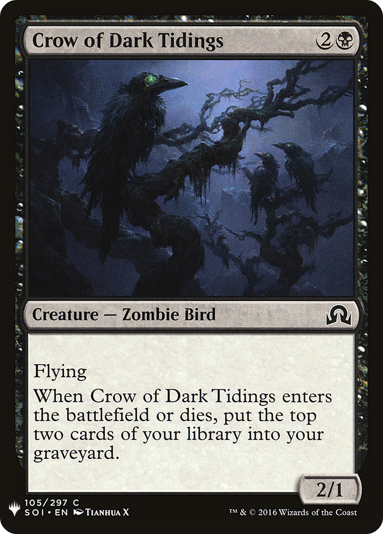 Image of Crow of Dark Tidings [Mystery Booster]