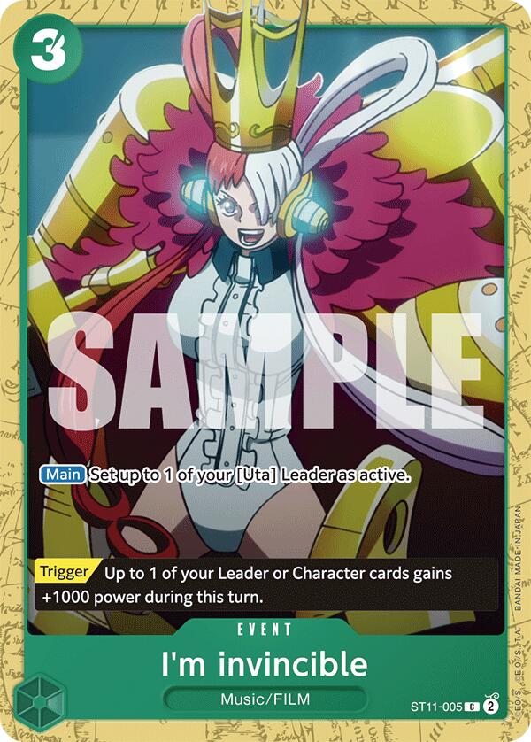 Image of I'm invincible [Starter Deck: GREEN Uta]