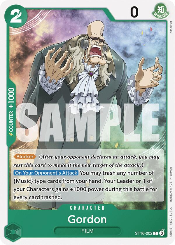 Image of Gordon [Starter Deck: GREEN Uta]