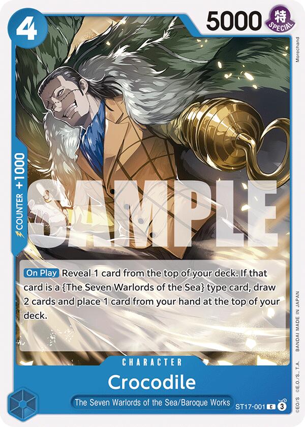 Image of Crocodile [Starter Deck: Blue Donquixote Doflamingo]