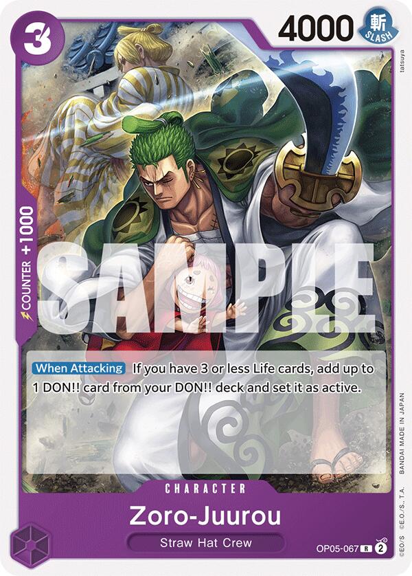 Image of Zoro-Juurou [Starter Deck: PURPLE Monkey.D.Luffy]