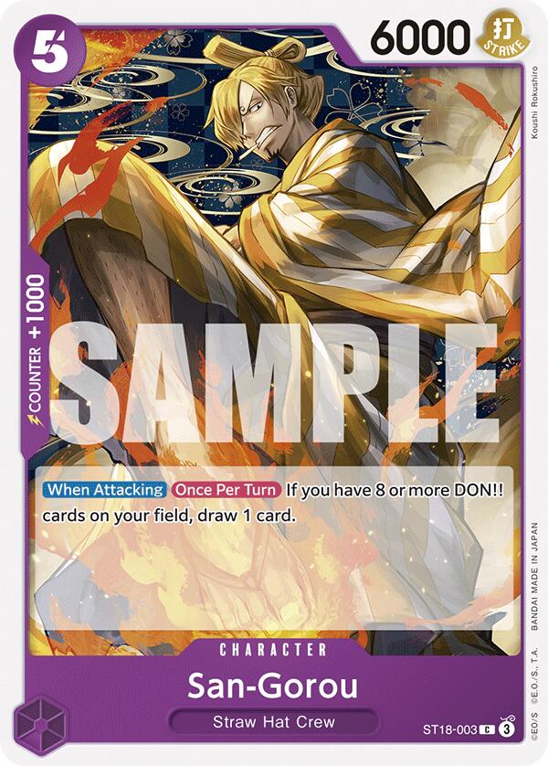 Image of San-Gorou [Starter Deck: PURPLE Monkey.D.Luffy]