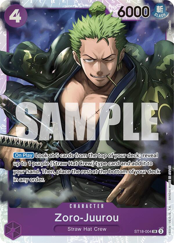 Image of Zoro-Juurou [Starter Deck: PURPLE Monkey.D.Luffy]