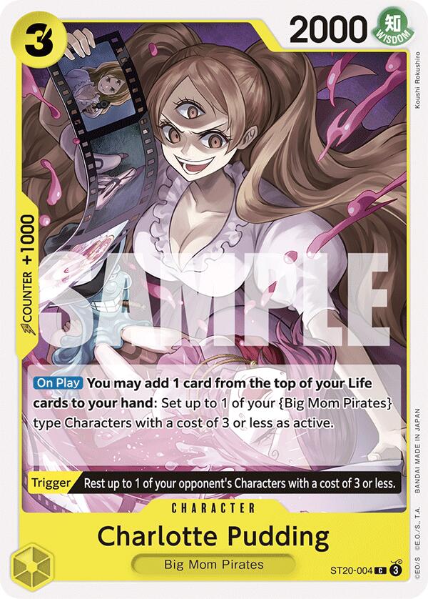 Image of Charlotte Pudding [Starter Deck: YELLOW Charlotte Katakuri]