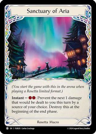 Image of Sanctuary of Aria [FLR029] (Rosetta Florian Blitz Deck)