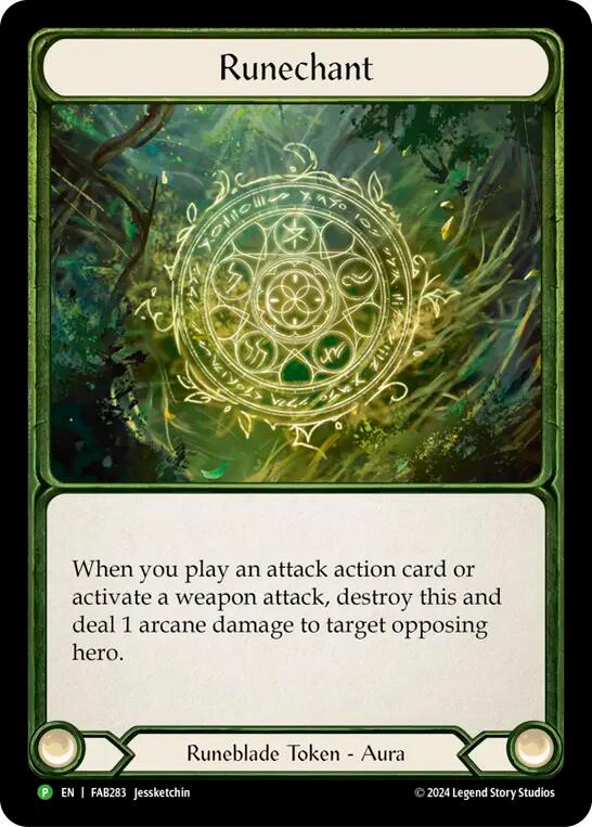Image of Runechant [FAB283] (Promo)  Cold Foil