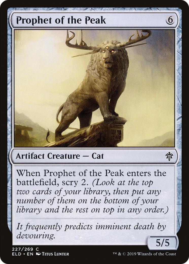 Image of Prophet of the Peak [Throne of Eldraine]