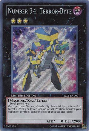 Image of Number 34: Terror-Byte [PRC1-ENV02] Secret Rare