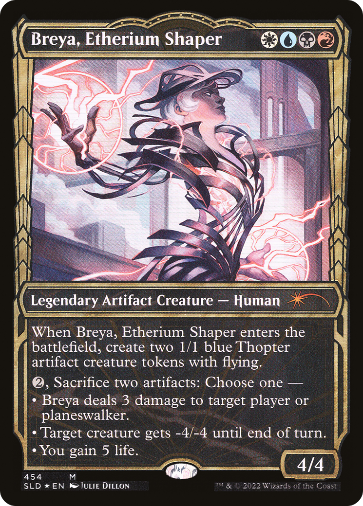 Image of Breya, Etherium Shaper (Showcase Gilded Foil) [Secret Lair Drop Series]