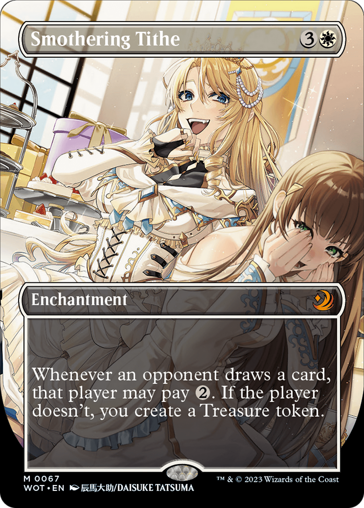 Image of Smothering Tithe (Anime Borderless) [Wilds of Eldraine: Enchanting Tales]