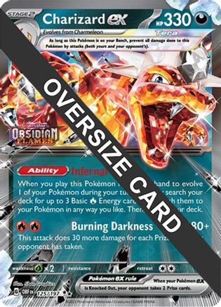 Image of Charizard ex 125/197  Jumbo Cards - Double Rare