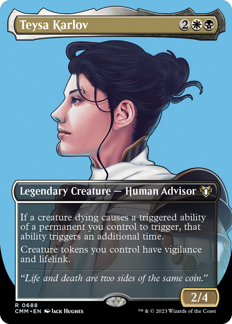 Image of Teysa Karlov (Borderless Profile) [Commander Masters]