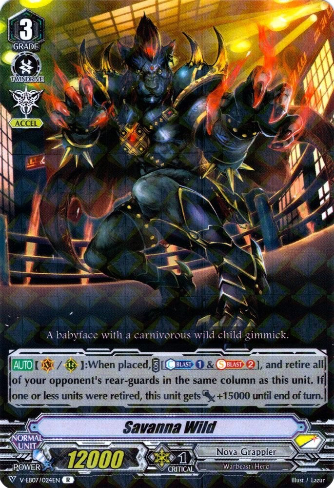 Image of Savanna Wild (V-EB07/024EN) [The Heroic Evolution]