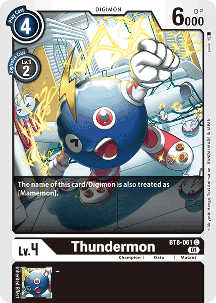 Image of Thundermon [BT8-061] [New Awakening]