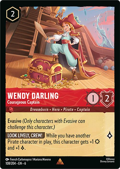 Image of Wendy Darling - Courageous Captain (108/204) [Azurite Sea]