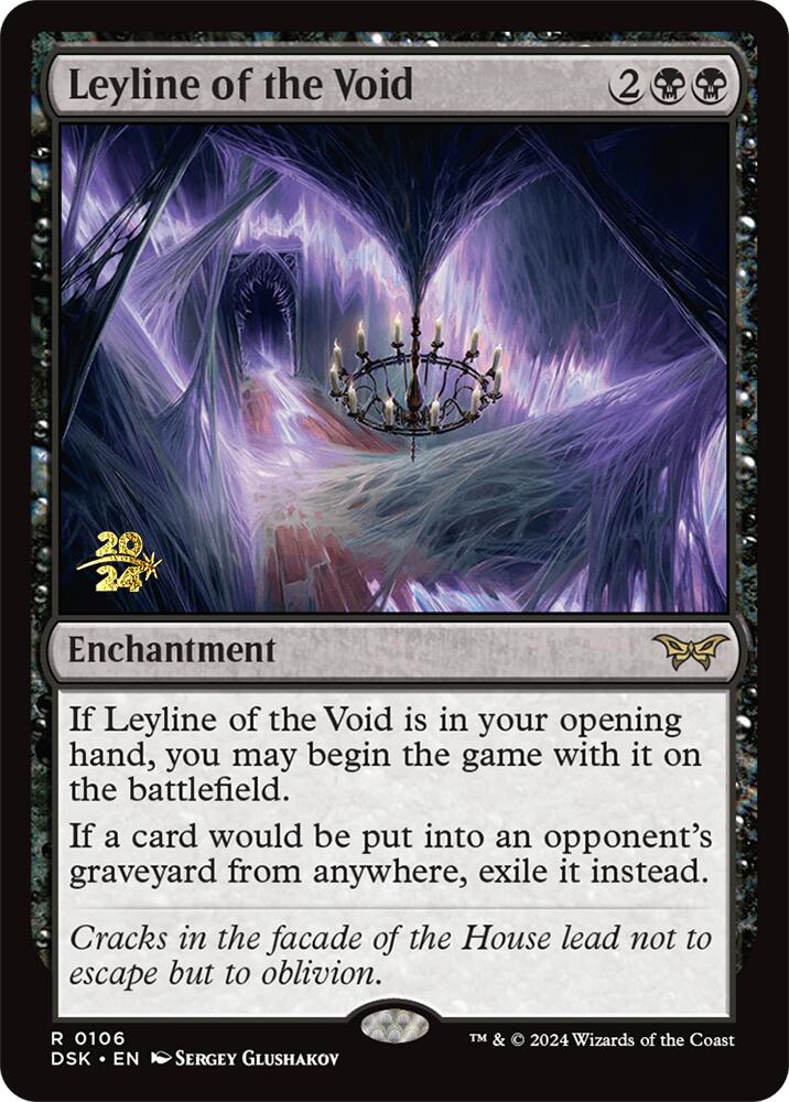 Image of Leyline of the Void (0106) [Duskmourn: House of Horror Prerelease Promos]